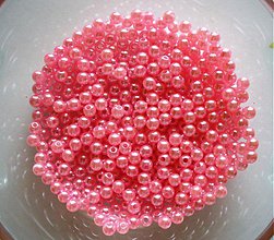 Korálky - perličky 4mm/ 100ks - 3490780