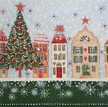 Papier - Christmas Town - Vianočné mestečko - 3499446
