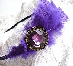 Ozdoby do vlasov - Violet elegance - 3700039