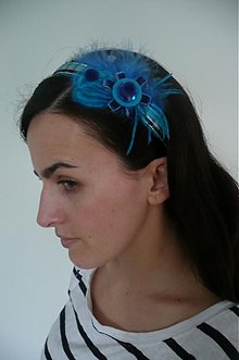 Ozdoby do vlasov - silver-blue by HOGO FOGO - 463864
