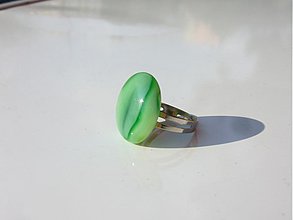 Prstene - Zelený prstienok - 476591