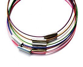 Komponenty - Mix náramkov - pamäťový drôt s mag.zapínaním - 6 ks - 492633