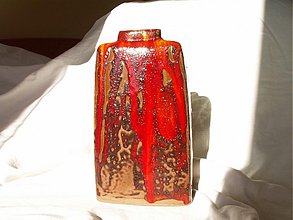 Dekorácie - váza "oheň" - 617598