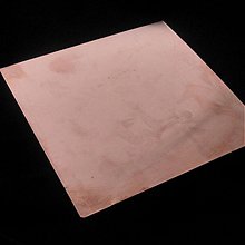 Iný materiál - Medený plech 10x20cm, hrúbka 1,0 mm - 697931