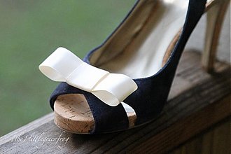 Ponožky, pančuchy, obuv - Ozdoba na topánky - krémová - 728553