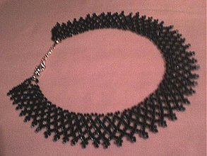 Náhrdelníky - Čierny náhrdelník - 748950