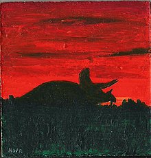 Obrazy - Pravek - akryl na sololite (rôzne na výber) (Triceratops) - 758681