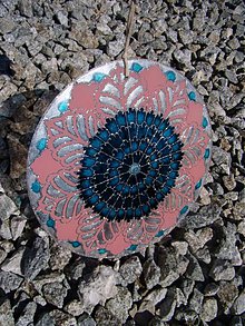 Dekorácie - Mandala-Kvety v Kvete - 778016