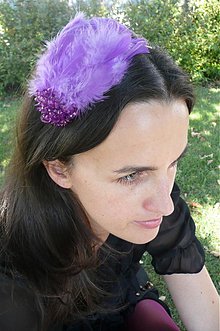 Ozdoby do vlasov - fialové kryštáliky by Hogo Fogo - 806614
