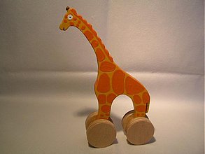 Hračky - Žirafka na kolieskach - 837647
