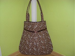 Veľké tašky - Motýliky -hnedá - 852388