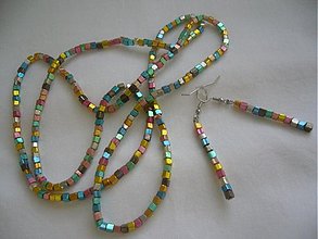 Sady šperkov - Náhrdelník s náušničkami - 872918