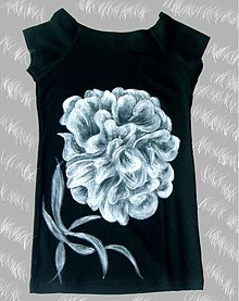 Topy, tričká, tielka - čierno-biele randevú... - 877429