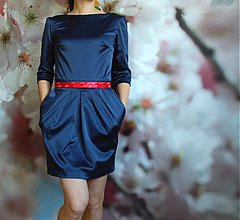 Šaty - .malé modré - 907134