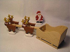 Hračky - Santa so záprahom - 918542