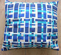 Úžitkový textil - Povlak na polštář - modrý - 938090