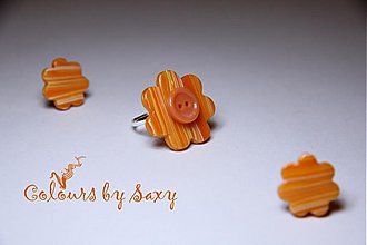 Sady šperkov - Pomarančové kvietky výpredaj - 946245